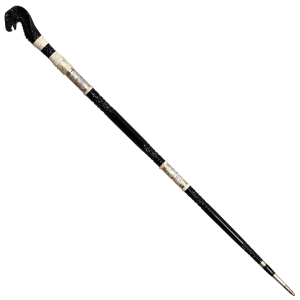 Walking stick with removable stiletto "Cobra" Zlatoust