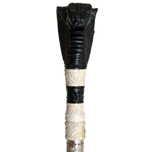 Walking stick with removable stiletto "Cobra" Zlatoust