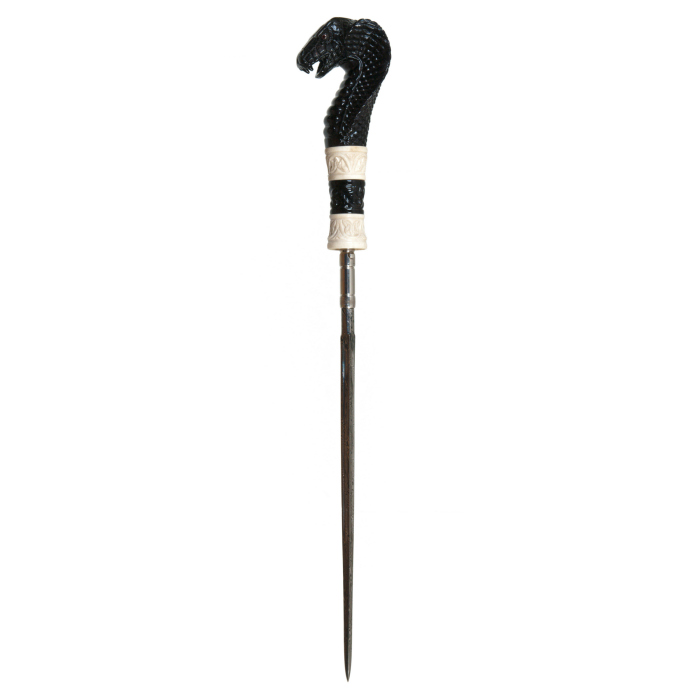Walking stick with removable stiletto "Cobra" Zlatoust