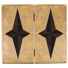 Нарды из змеевика и мрамора "Альдебаран" Златоуст