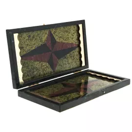 Нарды из змеевика и мрамора "Альдебаран" Златоуст