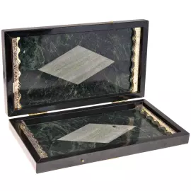 Нарды из змеевика "Грани" Златоуст