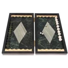 Нарды из змеевика "Грани" Златоуст