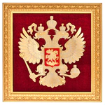 Панно "Герб России" Златоуст
