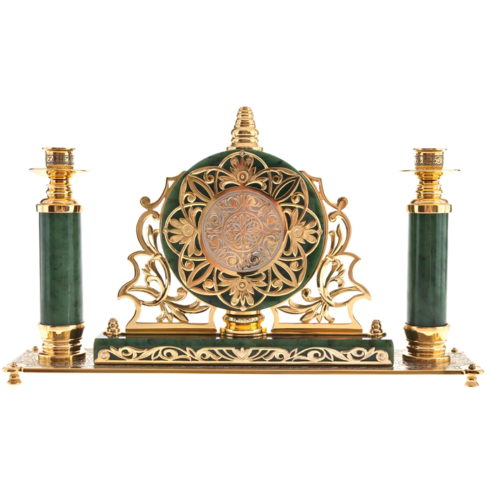 The Tsar's clock with candlesticks, Zlatoust