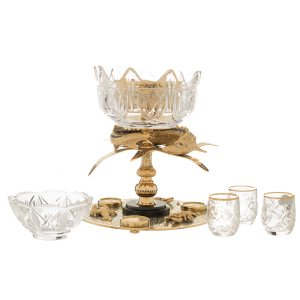 Vodka set with caviar "Royal sturgeon and crayfish" Zlatoust for 3 persons
