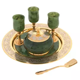 Набор икорный "Симфония нефрита" Златоуст на 3 персоны