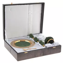 Набор икорный "Симфония нефрита" Златоуст на 3 персоны