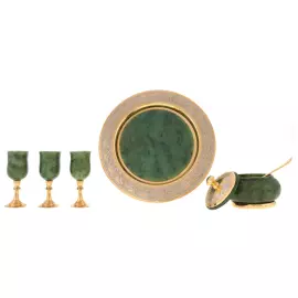 Набор икорный "Симфония нефрита" Златоуст на 3 персоны