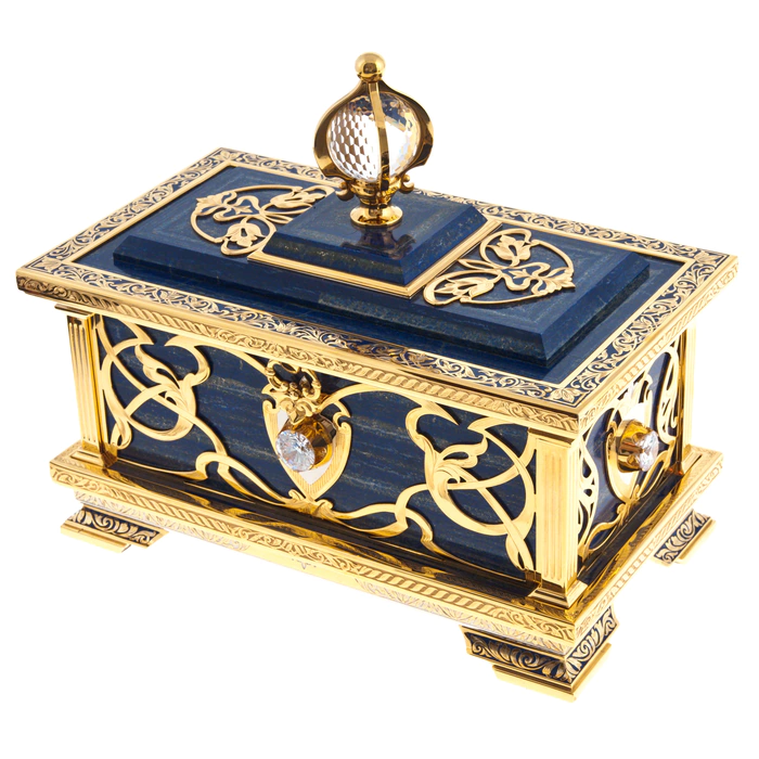 Lapis lazuli casket "Decorated" by Chrysostom