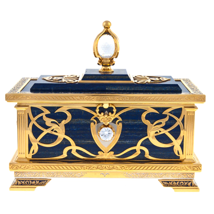 Lapis lazuli casket "Decorated" by Chrysostom