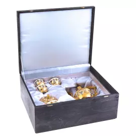 Чайный сервиз "Восточный" на 3 персоны, с кианитами, Златоуст