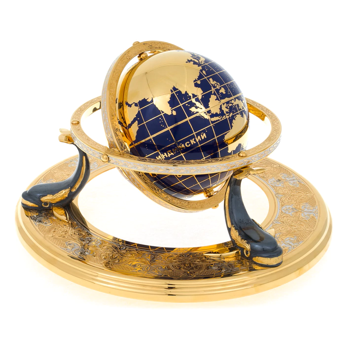 Globe on three whales (small)
