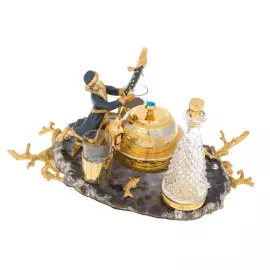 Икорница "В гостях у сказки" со штофом
