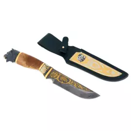 Нож "Грозный зверь" Златоуст