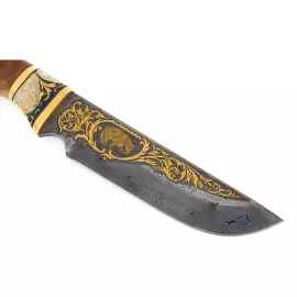 Нож "Грозный зверь" Златоуст