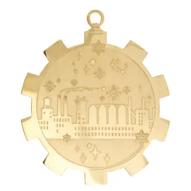 Набор ёлочных игрушек "Металлургия" 7 шт., Златоуст Набор ёлочных игрушек "Металлургия" 7 шт., Златоуст