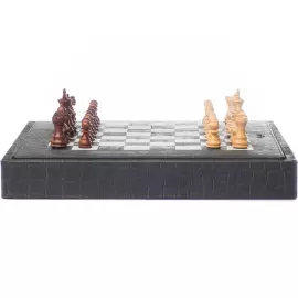 Exclusive chess made of leather "Alligator" hacks