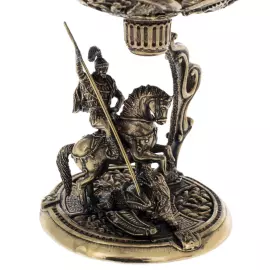 Set of glasses for cognac "George the Victorious" for 2 persons