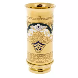 Икорный набор "Посейдон" с нефритом, на 3 персоны, Златоуст