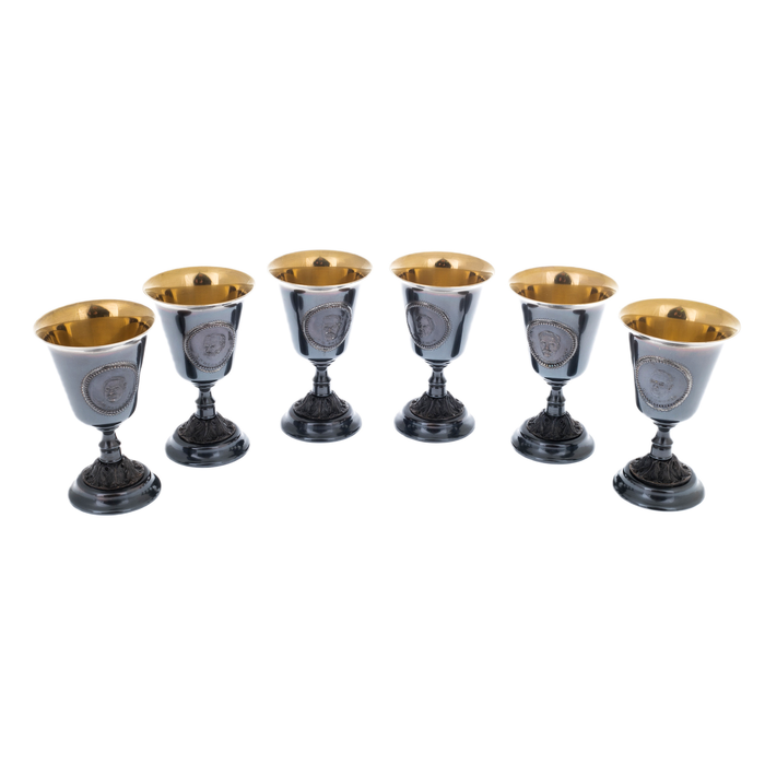 Zheleznodorozhny vodka set for 6 people