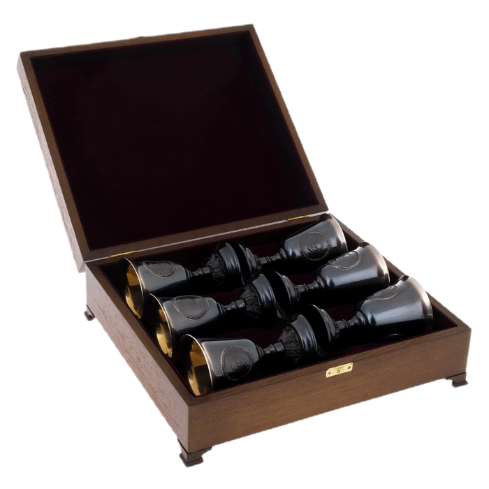 Zheleznodorozhny vodka set for 6 people