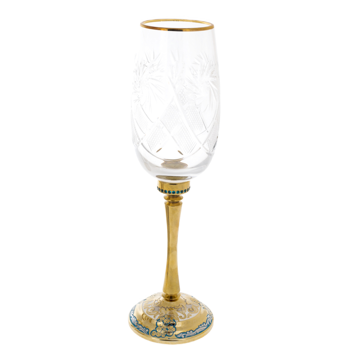 Topaz champagne set for 6 people