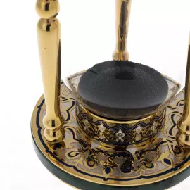 Magnetic antistress "Hourglass" on jade, in a gift box