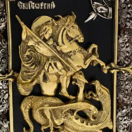 Икона настольная "Георгий Победоносец" Икона настольная "Георгий Победоносец"