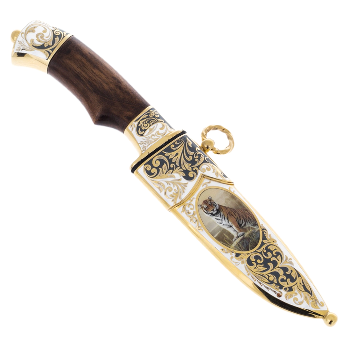Souvenir Tiger knife, Zlatoust