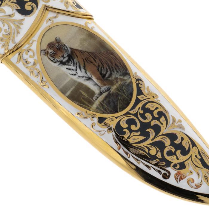 Souvenir Tiger knife, Zlatoust