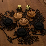 Backgammon from the beech "George the Victorious"