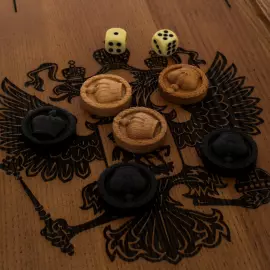 Нарды из бука "Георгий Победоносец"