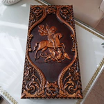 Backgammon from the beech "George the Victorious"