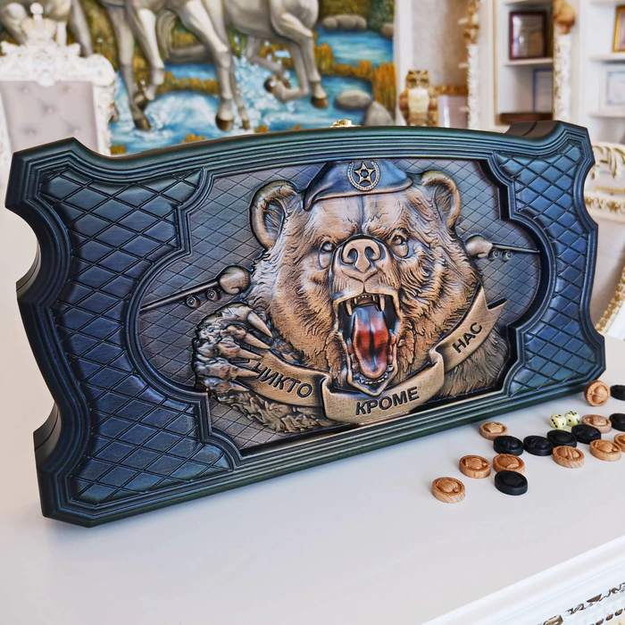 Backgammon "Bear.Airborne Forces"