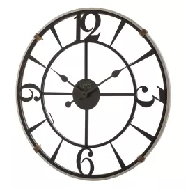 Настенные часы Tomas Stern черно-белые