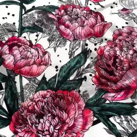 Набор подарочный с книгой, брошью "Ромашка" и шелковым платком