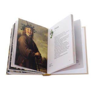 A gift set with a book, a brooch "Ivan da Marya" and a silk handkerchief