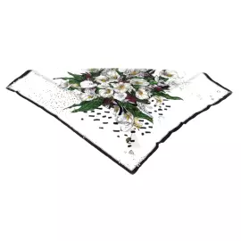 Набор подарочный с книгой, брошью "Иван-да-Марья" и шелковым платком