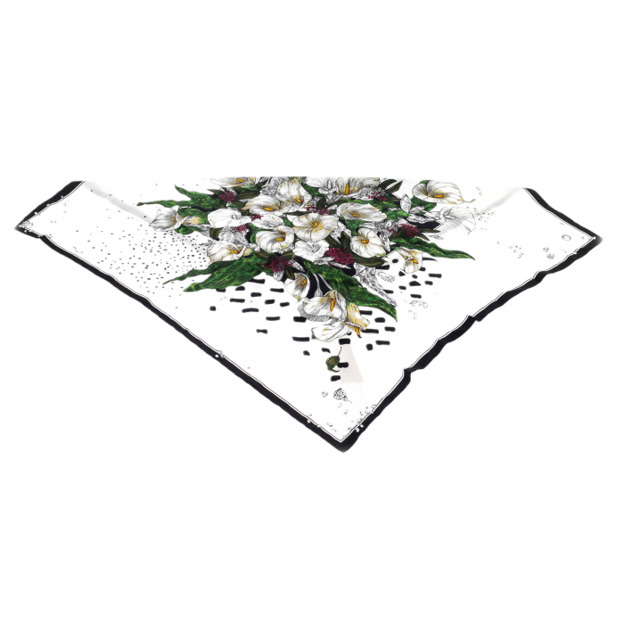 A gift set with a book, a brooch "Ivan da Marya" and a silk handkerchief