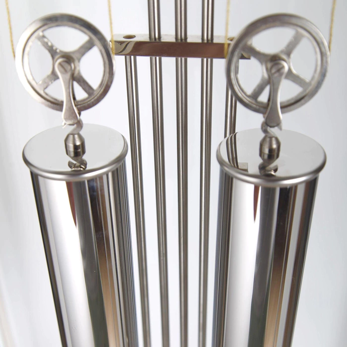 Tomas Stern white grandfather clock