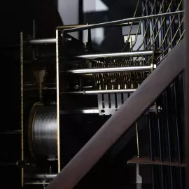 Tomas Stern walnut grandfather clock