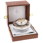 Beluga caviar bowl with silver plating, Zlatoust