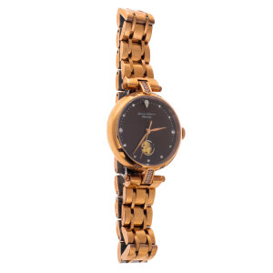 Mikhail Moskvin "Elegance" brown Mechanical Wristwatch with gold strap