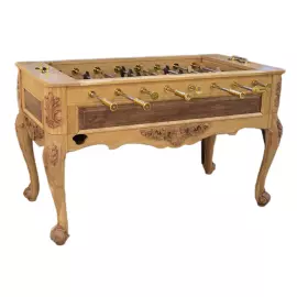 Exclusive vintage table football made of oak "Royal Classic"
