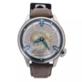 Наручные механические часы с автоподзаводом Lincor "Луна 24" титан