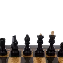 Шахматы из карельской березы