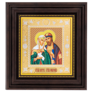 Icon "Peter and Fevronia" Chrysostom