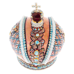 The Crown of the Russian Empire Damask
