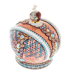The Crown of the Russian Empire Damask